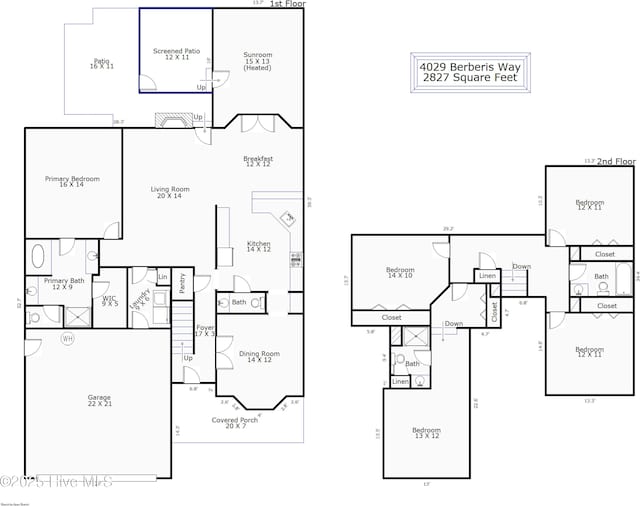 4029 Berberis Way, Wilmington, NC 28412 - property floor plan