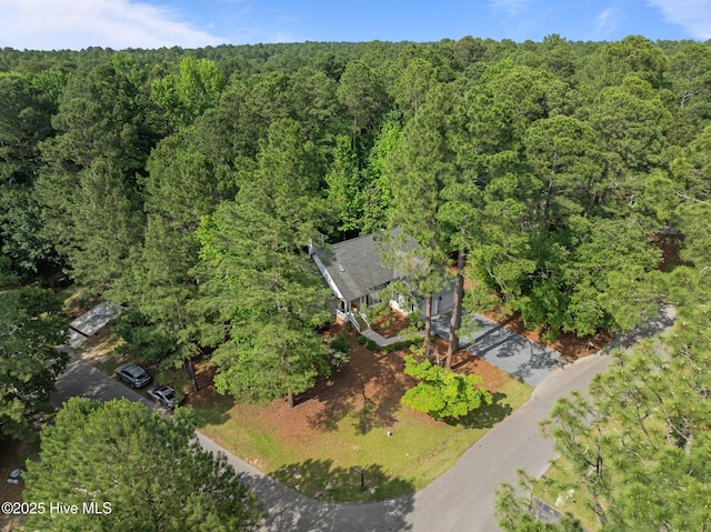 3 Merion Cir, Pinehurst, NC 28374 - aerial overview of property's location featuring a heavily wooded area