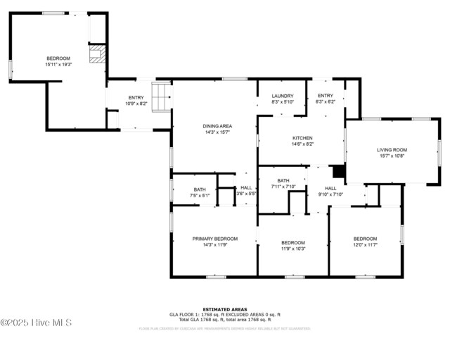 306 Oak Dr, Tarboro, NC 27886 - home floor plan