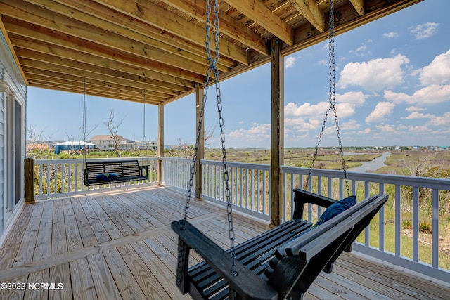 316 Bay Cir, North Topsail Beach, NC 28460 - view of deck