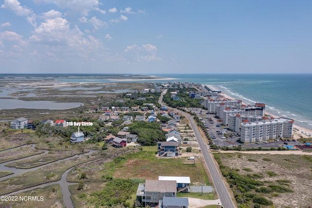 316 Bay Cir, North Topsail Beach, NC 28460 - drone / aerial view of a nearby body of water