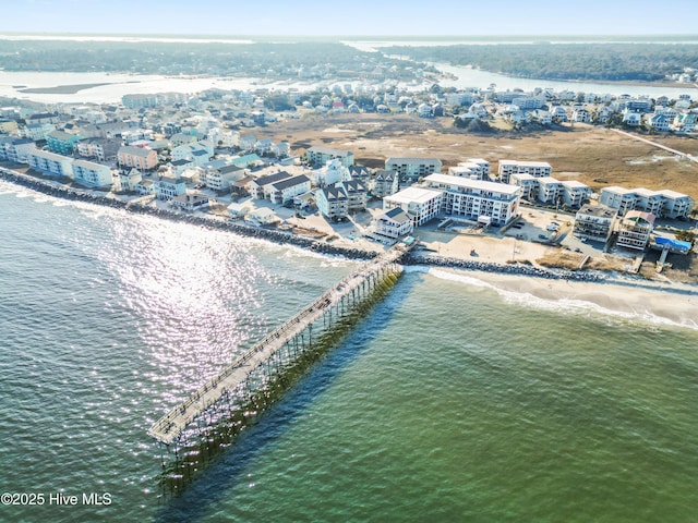 1013 Carolina Beach Ave N Unit 1F, Carolina Beach, NC 28428 - bird's eye view of expansive beach