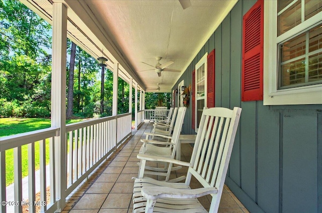 2 Pinewood Dr, Calabash, NC 28467 - porch featuring ceiling fan