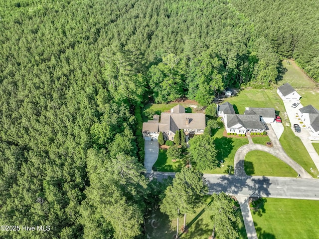 315 Thomas Pl, Washington, NC 27889 - aerial view of a heavily wooded area