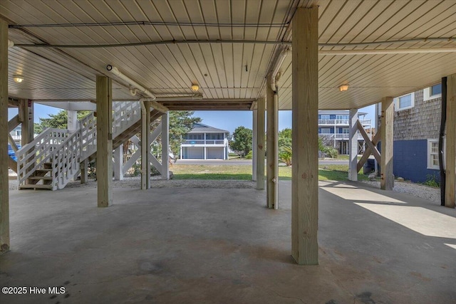 939 Ocean Blvd W, Holden Beach, NC 28462 - view of patio featuring stairs