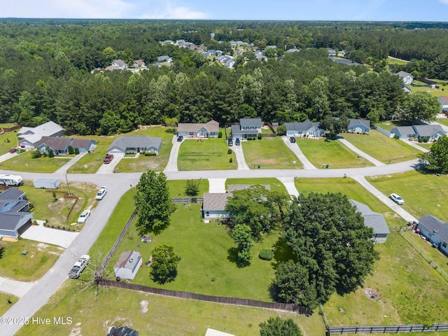 119 Cobblestone Trl, Jacksonville, NC 28546 - aerial view of property's location featuring nearby suburban area and a forest