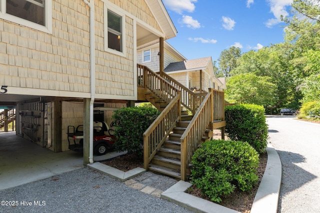 1404 Tosto Cir Apt 5, Oriental, NC 28571 - view of home's exterior featuring stairs