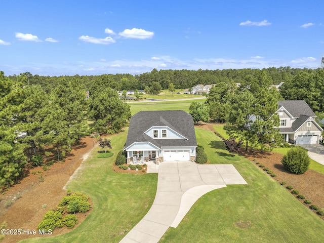 115 Norman Cir, Aberdeen, NC 28315 - aerial view of property and surrounding area featuring a forest