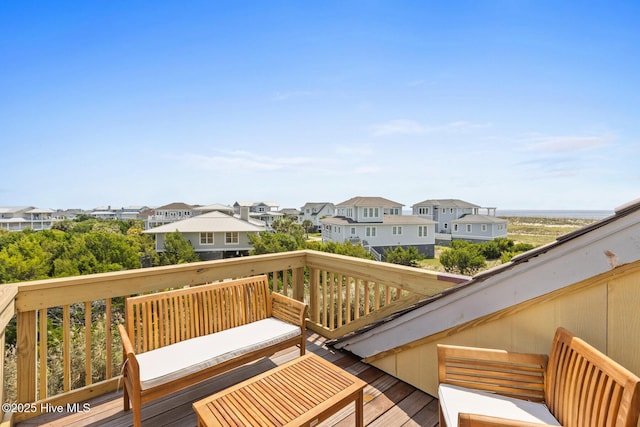 305 S Bald Head Wynd Wynd Unit 16, Bald Head Island, NC 28461 - wooden deck with a residential view