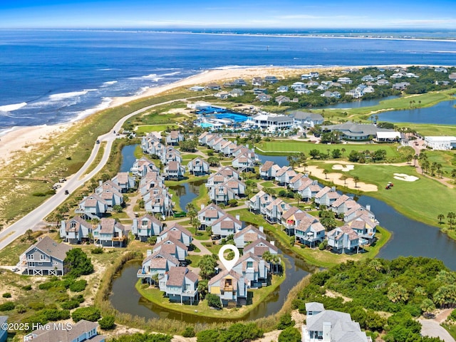 305 S Bald Head Wynd Wynd Unit 16, Bald Head Island, NC 28461 - aerial overview of property's location featuring a large body of water and nearby suburban area