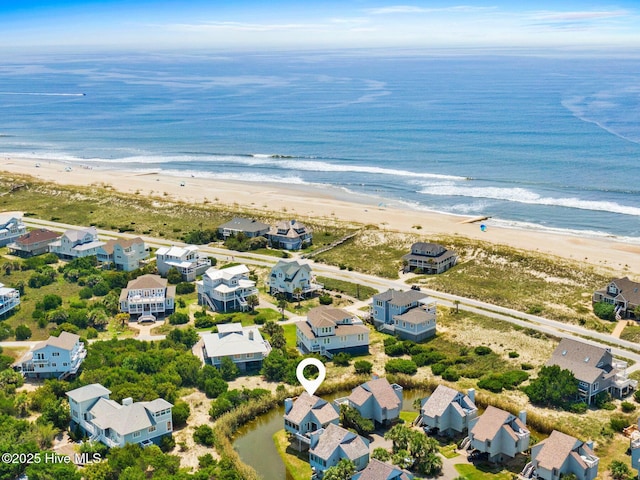 305 S Bald Head Wynd Wynd Unit 16, Bald Head Island, NC 28461 - aerial perspective of suburban area featuring waterfront with a beach