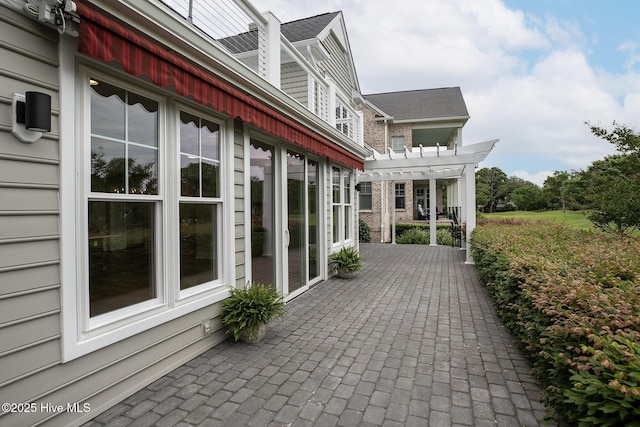 1401 Regatta Dr, Wilmington, NC 28405 - view of patio / terrace with a pergola
