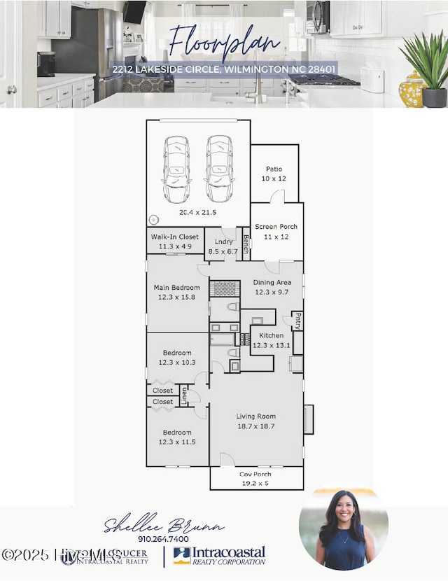 2212 Lakeside Cir, Wilmington, NC 28401 - view of property floor plan