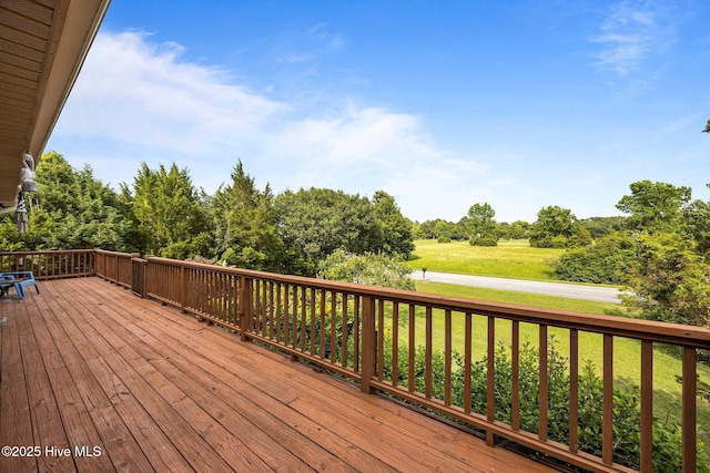 1005 Pirate Cove Cir, Oriental, NC 28571 - wooden terrace with a lawn