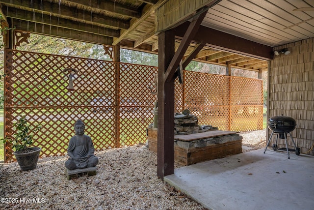 1005 Pirate Cove Cir, Oriental, NC 28571 - view of patio featuring a grill