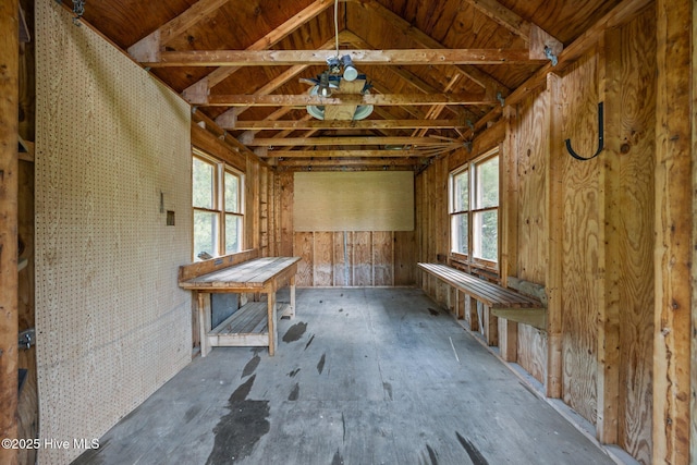 1005 Pirate Cove Cir, Oriental, NC 28571 - miscellaneous room featuring plenty of natural light and vaulted ceiling