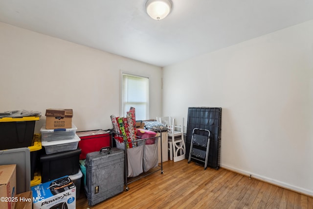 460 S NC-111 Hwy, Chinquapin, NC 28521 - miscellaneous room featuring wood-type flooring and baseboards