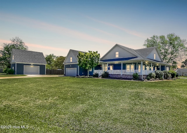 106 Sound Shore Dr, Currituck, NC 27929 - view of front of home with a porch and driveway