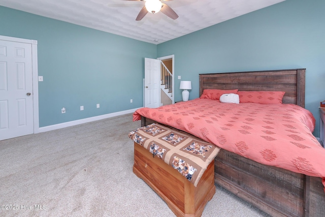 106 Sound Shore Dr, Currituck, NC 27929 - carpeted bedroom featuring baseboards and a ceiling fan
