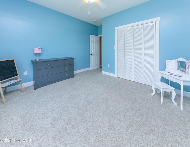 106 Sound Shore Dr, Currituck, NC 27929 - bedroom featuring a closet, carpet flooring, and baseboards