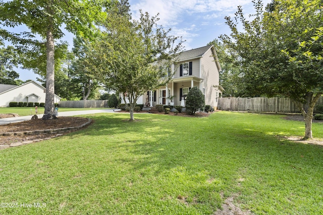130 Combine Ln, Leland, NC 28451 - view of front of home featuring covered porch