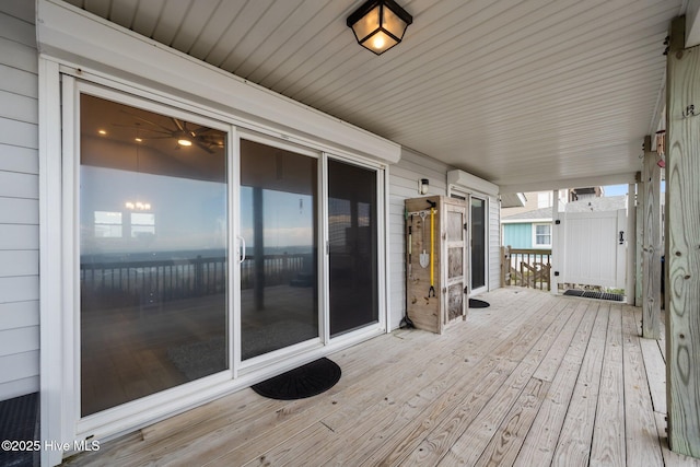 232 Seashore Dr, North Topsail Beach, NC 28460 - view of wooden deck