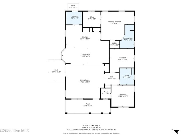 2013 Adams St, Wilmington, NC 28401 - room layout