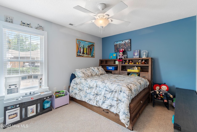 4 Golf Crest Ct, Carolina Shores, NC 28467 - bedroom featuring carpet and a ceiling fan