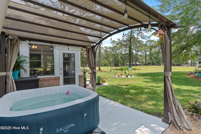 4 Golf Crest Ct, Carolina Shores, NC 28467 - view of patio / terrace featuring a pergola