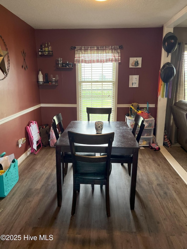 1076 Corbett Town Rd, Snow Hill, NC 28580 - dining room featuring wood finished floors and baseboards