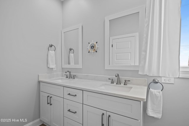 1905 Emerald Dr, Emerald Isle, NC 28594 - bathroom featuring double vanity