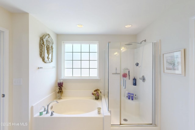 205 River Oats Ct, Holly Ridge, NC 28445 - full bath featuring a bath and a shower stall