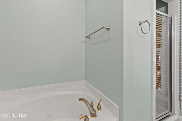 288 Atlantic Ct SW, Supply, NC 28462 - bathroom featuring a whirlpool tub and a stall shower