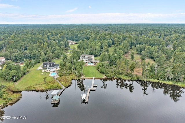 506 Long Point Rd, Chocowinity, NC 27817 - drone / aerial view of a forest and a large body of water
