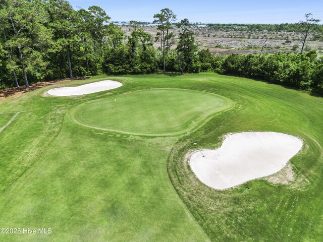 106 N Shore Dr, Sneads Ferry, NC 28460 - view of community featuring golf course view, an area to practice putting, and a yard