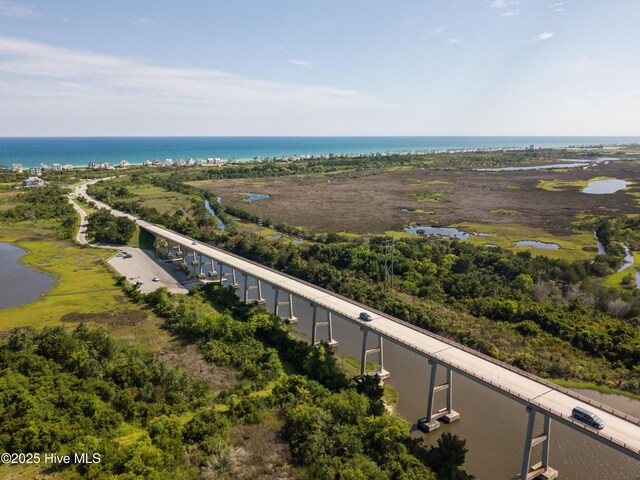106 N Shore Dr, Sneads Ferry, NC 28460 - drone / aerial view of a large body of water