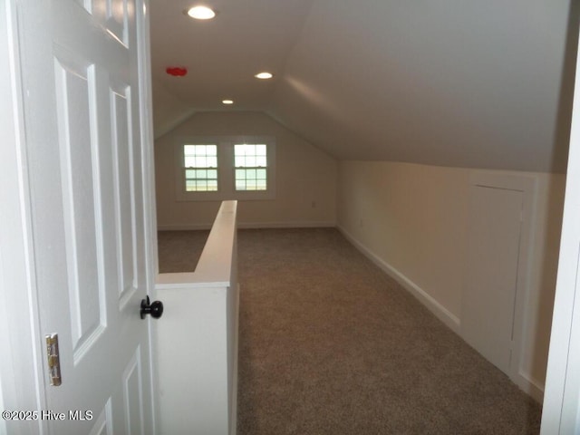 108 Swan Point Rd, Bayboro, NC 28515 - additional living space with carpet floors, lofted ceiling, recessed lighting, and baseboards