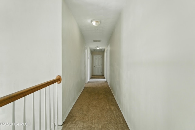 118 Stedman Ln E, Elizabeth City, NC 27909 - corridor featuring attic access and carpet flooring