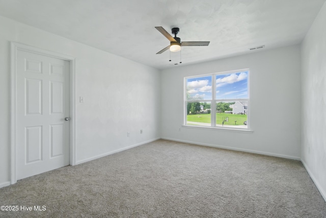 118 Stedman Ln E, Elizabeth City, NC 27909 - carpeted spare room with ceiling fan and baseboards