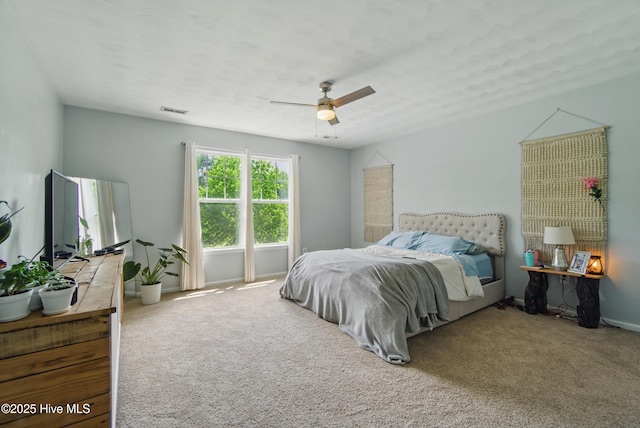 118 Stedman Ln E, Elizabeth City, NC 27909 - bedroom featuring carpet flooring and ceiling fan