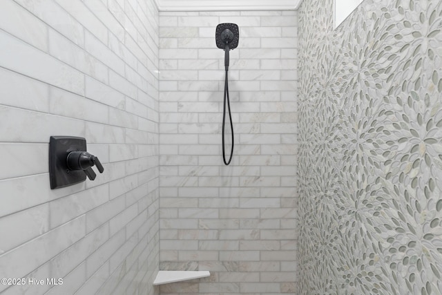 412 Keziah St, Oak Island, NC 28465 - bathroom featuring tiled shower