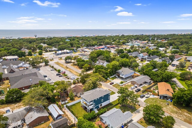 412 Keziah St, Oak Island, NC 28465 - aerial view of residential area with a nearby body of water