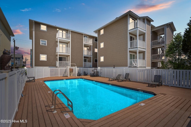 1503 Carolina Beach Ave N Unit 2A, Carolina Beach, NC 28428 - community pool with a wooden deck