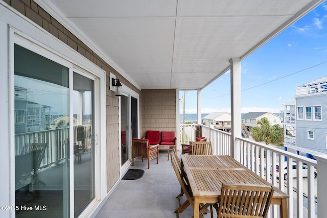 1503 Carolina Beach Ave N Unit 2A, Carolina Beach, NC 28428 - balcony featuring an outdoor hangout area