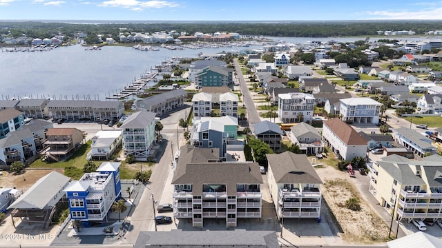 1503 Carolina Beach Ave N Unit 2A, Carolina Beach, NC 28428 - aerial perspective of suburban area featuring a nearby body of water