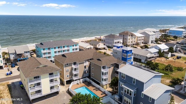 1503 Carolina Beach Ave N Unit 2A, Carolina Beach, NC 28428 - bird's eye view of a nearby body of water and a pool area