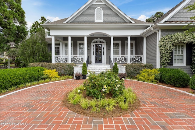 8300 Fazio Dr, Wilmington, NC 28411 - view of front of house with a porch