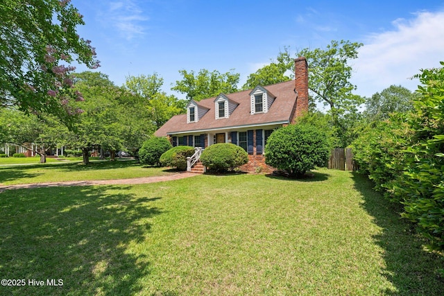 1510 Lucerne Way, New Bern, NC 28560 - cape cod-style house featuring a chimney