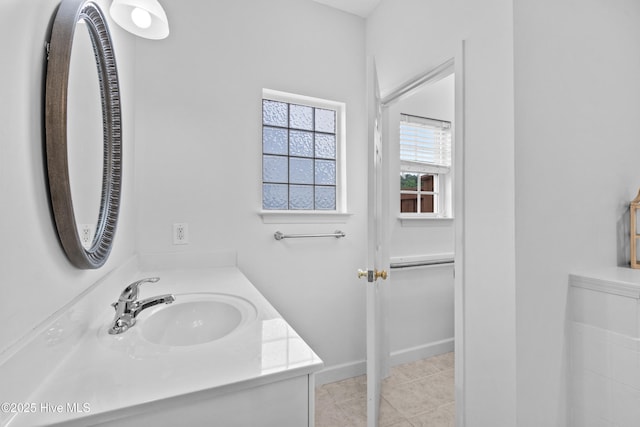 1434 Wagon Ct, Wilmington, NC 28412 - bathroom with vanity and tile patterned floors
