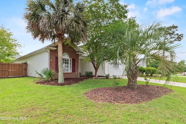 1434 Wagon Ct, Wilmington, NC 28412 - view of side of home featuring brick siding and driveway